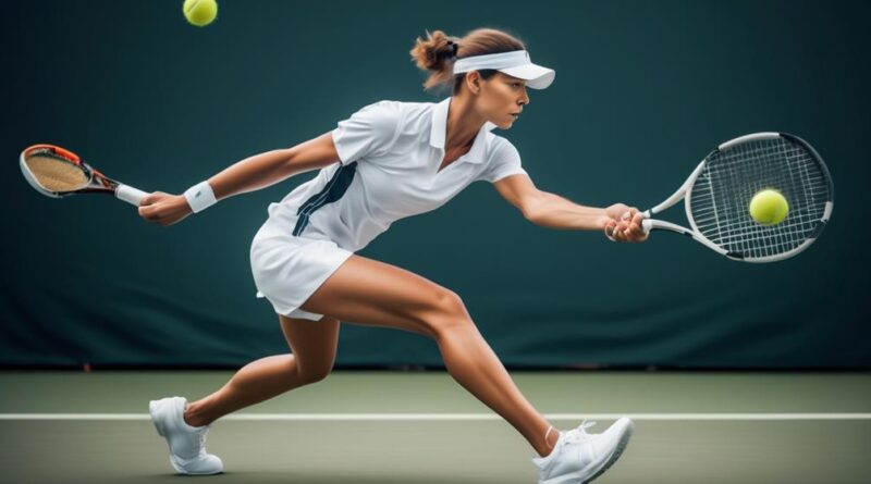 improving tennis swing with biomechanics