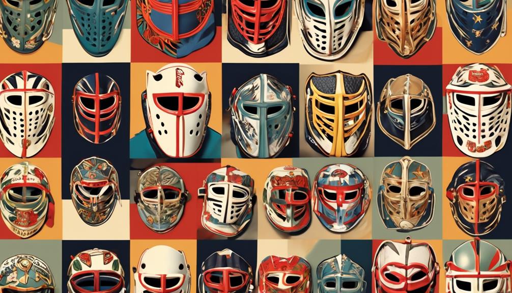 nostalgic hockey goalie gear