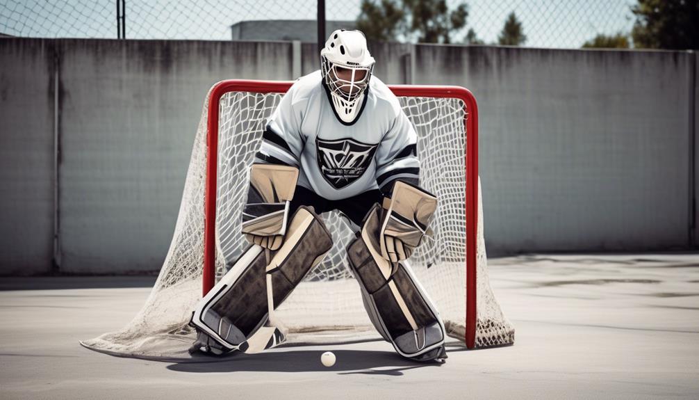 street hockey goalie equipment