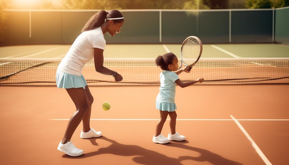 tennis lessons for families