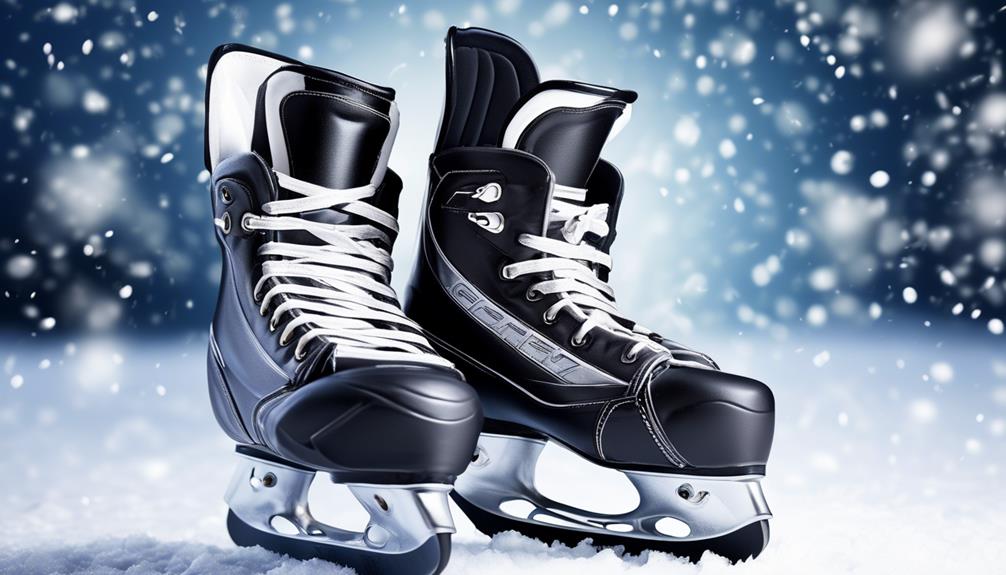 warm and comfortable hockey skates