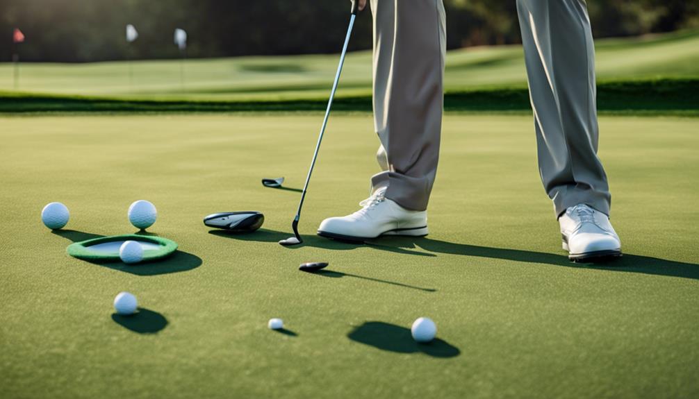 golfers improve putting skills