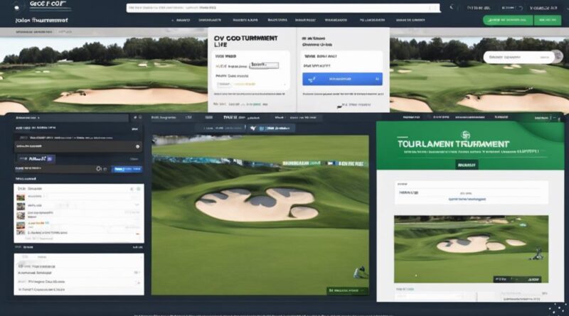 live streaming golf tournaments