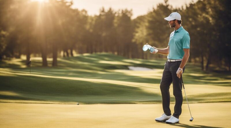 hydration essential for golfers